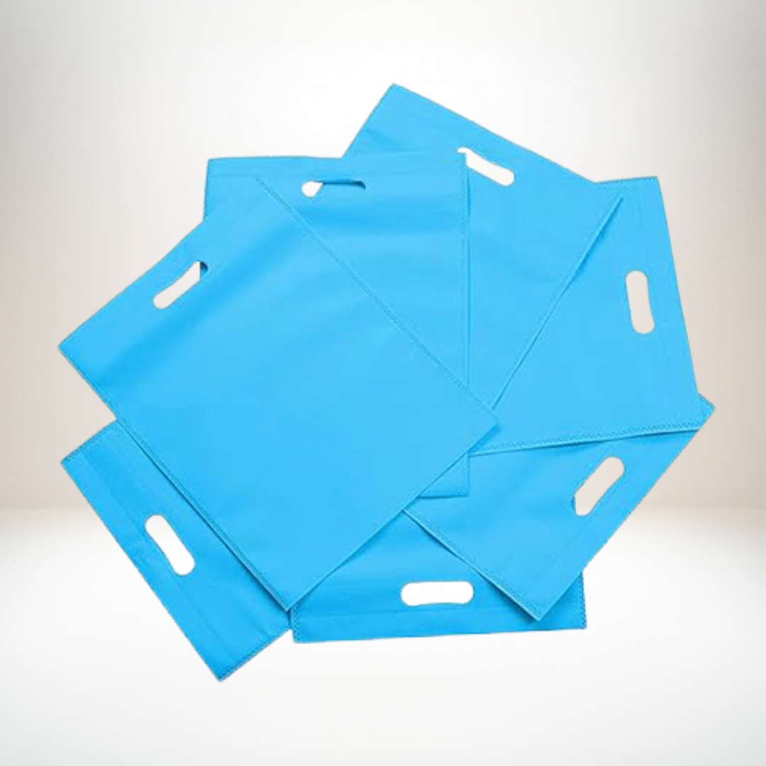 Plain Blue Bags