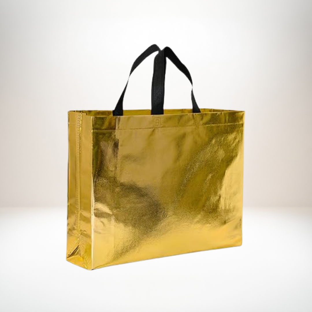 Golden Shopping bag
